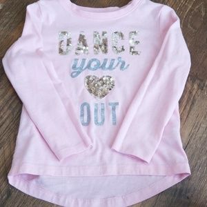 Childrens place size 4 pink shirt.